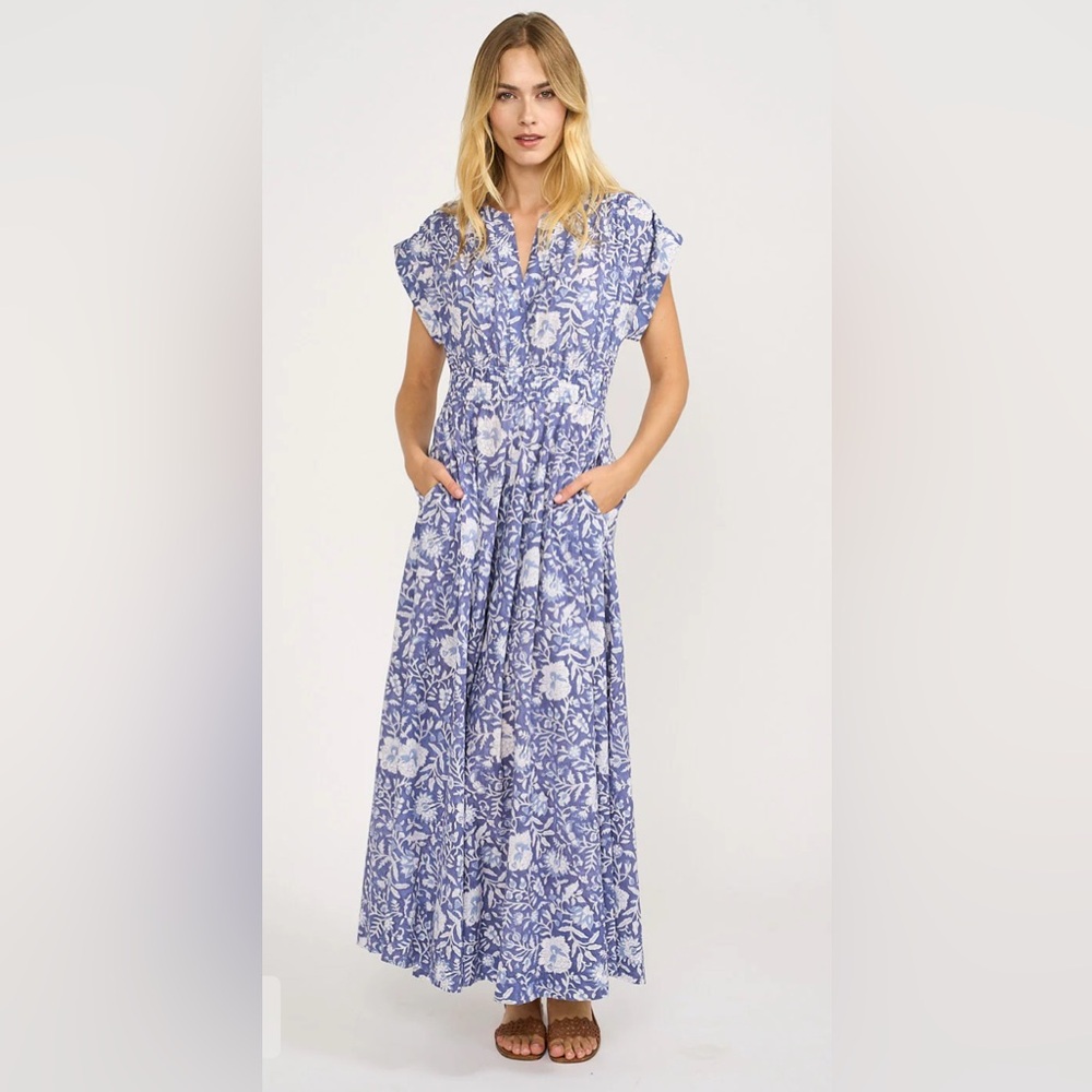 Marea Clara Dress Indigo Blossom